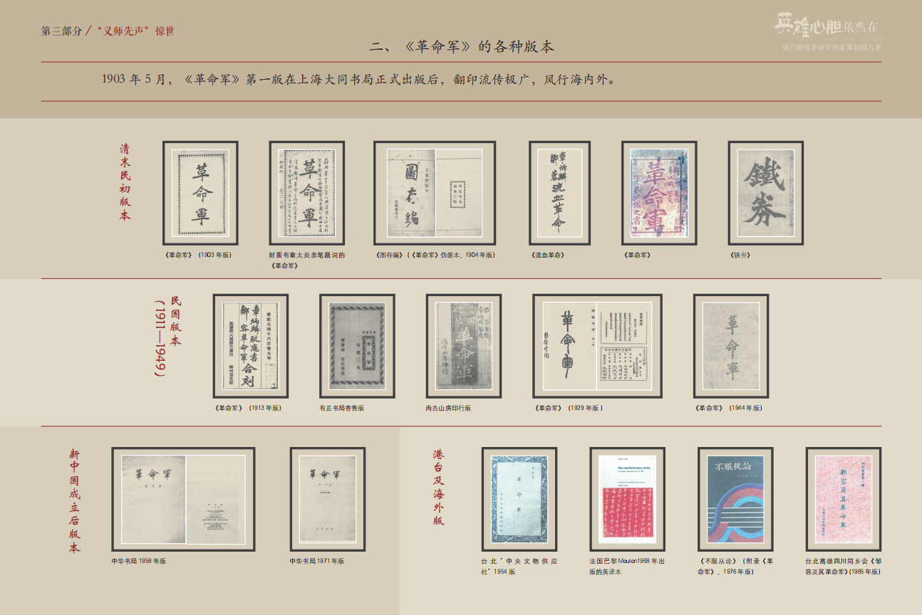 英雄心胆依然在——资产阶级革命宣传家邹容图片展 英雄心胆依然在——资产阶级革命宣传家邹容图片展