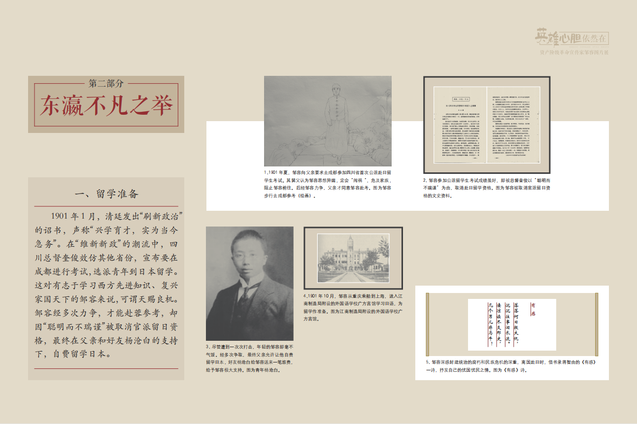 英雄心胆依然在——资产阶级革命宣传家邹容图片展 英雄心胆依然在——资产阶级革命宣传家邹容图片展
